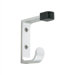 Aluminum Coat/Hat Hook with Door-Stop Tip