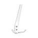 Aluminum Base Coat/Hat Hook 5.5" H with Three Hooks and Aluminum Finish