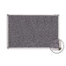 Rubber Tackboard w/ Mounting Hardware, Black Gray