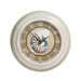 I Sea Life Bezel Nautilus Shell Wall Clock