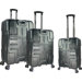 Textured 3 Piece Luggage Set
