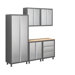 Bold Diamond Plate Series 6pc Cabinet Set
