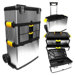 Massive and Mobile Stainless Steel Tool Box