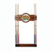 Texas Hold'em 2-Piece Wood and Mirror Wall Cue Rack