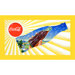 Sun & Rain Coke Bottle Stretched Canvas Print  - 18x32 Inch