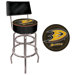 NHL Padded Bar Stool with Back