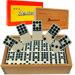 Premium Set of 55 Double Nine Dominoes with Wood Case