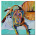 Basket Retriver by Pat Saunders-White, Canvas Art - 24" x 24"