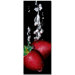 Strawberry Splash by Roderick Stevens, Canvas Art - 32" x 12"