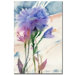 Blue Carnation Golden, Sheila, Canvas Art - 47" x 35"
