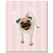 Pug Angel by Gifty Idea Greeting Cards And Such, Canvas Art - 32" x 26"