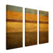 Earth Layers by Michelle Calkins Canvas Art (Set of 3)