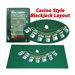Casino Style Blackjack Layout 36" x 72"