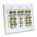 Home Theater 7.2 3 Gang Wall Plate