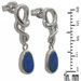 Boulder Sterling Silver Opal Stud Earrings