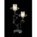 Twirl 2 Light Table Lamp in Chrome