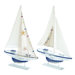 Aquatic Fauna Wooden Sailing Boat (Set of 2)