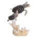 Table Top Polystone Turtles Statue