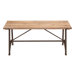 Restoration Metal Wood Bench