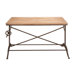 Metal Wood Console Table