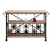 Bar on Wheels 18 Bottle Wine Rack