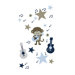 Monkey Rockstar Wall Decals