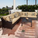 Delano 6 Piece Deep Seating Group with Cushions