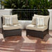 Slate Armless Sectional Piece with Cushions (Set of 2)