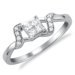 14k White Gold 1/4ct TDW Princess Diamond Engagement Ring