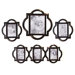 Rowhouse Suzanne Quatrefoil Wall Art Set