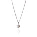 Sterling Silver Lucky Spiral Pearl Pendant Necklace