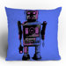 Romi Vega Lantern Robot Throw Pillow