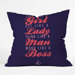 Wesley Bird Polyester New Boss Indoor/Outdoor Throw Pillow