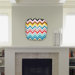 Khristian A Howell Nolita Chevrons Modern Clock
