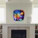 Madart Inc. Winter Sparkle Modern Clock