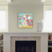 Rachael Taylor Fun Floral Custom Clock