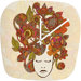 Valentina Ramos Its All in Your Head Clock