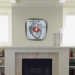 Wesley Bird You Are Here Modern Clock