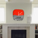 Bird Ave Wisconsin Badgers Modern Clock