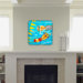 Robin Faye Gates Swimming Is Hard Custom Clock