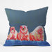Clara Nilles Polyester Polarbear Blush Indoor/Outdoor Throw Pillow