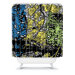 Romi Vega Bright Owl Shower Curtain