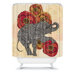 Valentina Ramos Rosebud Shower Curtain