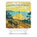 Anderson Design Group Coastal California Shower Curtain