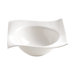 White Basics Motion Square 7.5" Bowl
