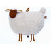 Lana Sheep Organic Stuffed Animal with Music Box