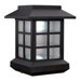4" x 4" Solar Cottage ABS Black Post Cap