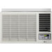 7000 BTU Window-Mounted Air Conditioner with Supplemental Heat and Remote