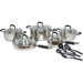 Gourmet Chef Stainless Steel 15-Piece Cookware Set