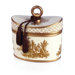 Classic Toile Japanese Quince Ceramic Candle